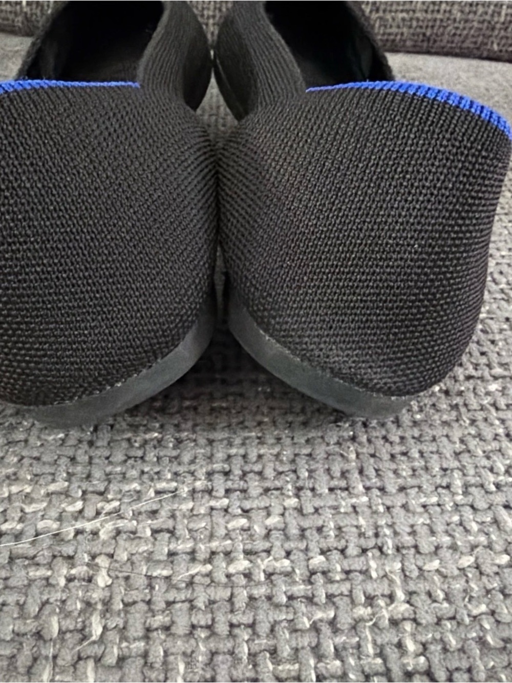 Rothy’s The Point Knit Ballet Flats Black Size 8 Women's Comfort Shoes Slip On - Picture 5 of 7